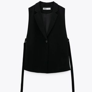 Zara Vest Blazer with splits